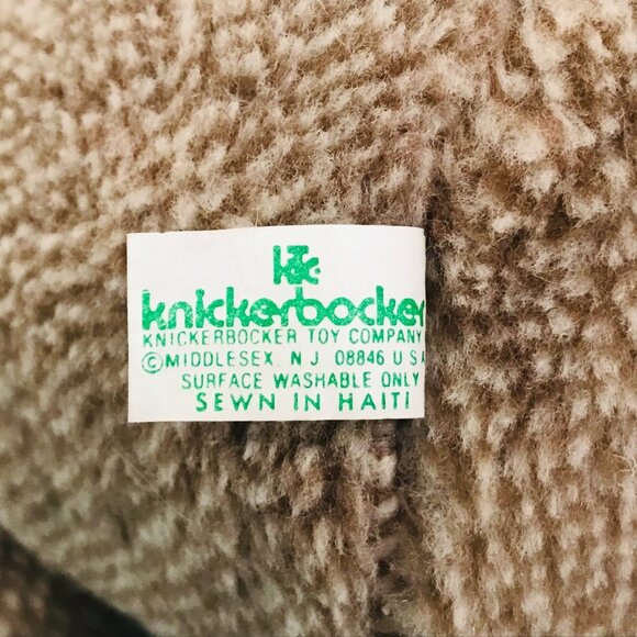 Vintage Knickerbocker Animal of Distinction Teddy Bear Plush Stuffed Animal 14" - Picture 5 of 6